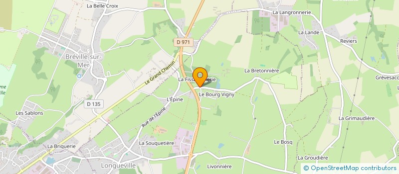 localisation de l'entreprise MADAME NATHALIE DOURDIEC  LONGUEVILLE