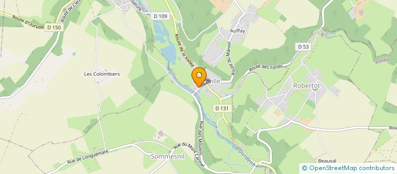 localisation de l'entreprise MADAME NATHALIE DOURY  OHERVILLE