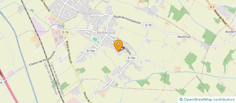 localisation de l'entreprise MADAME NATHALIE DOUSSET à BELBERAUD
