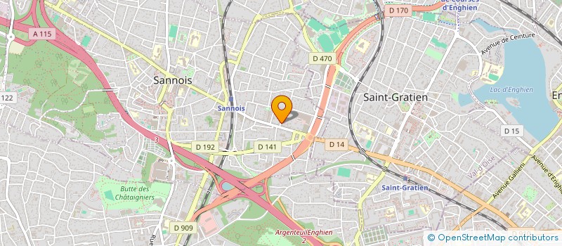 localisation de l'entreprise MADAME NATHALIE DRANT à SANNOIS