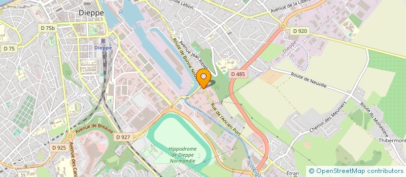 localisation de l'entreprise MADAME NATHALIE DREANO  MARTIN-EGLISE