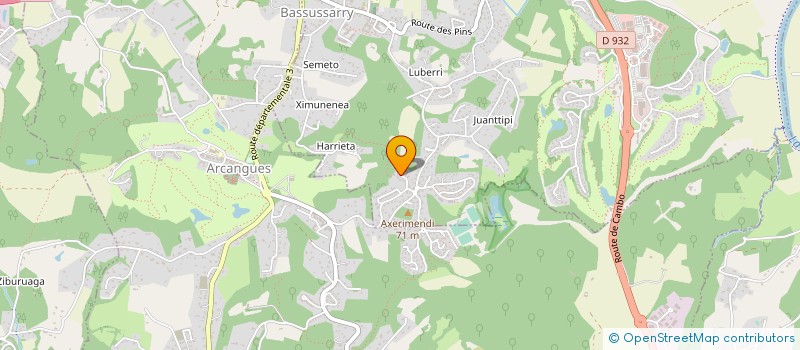 localisation de l'entreprise MADAME NATHALIE DRIOLLET  BASSUSSARRY