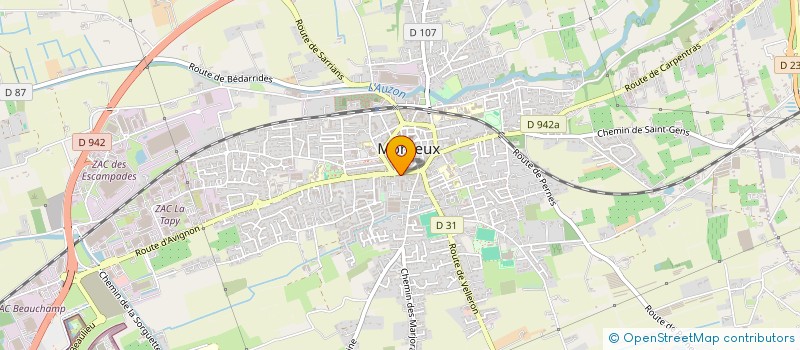 localisation de l'entreprise MADAME NATHALIE DROITCOURT à MONTEUX