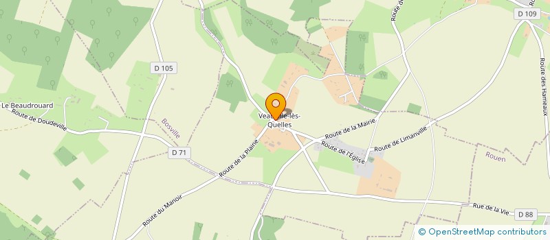 localisation de l'entreprise MADAME NATHALIE DUBOC  VEAUVILLE-LES-QUELLES