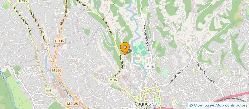 localisation de l'entreprise MADAME NATHALIE DUBOIS  CAGNES-SUR-MER