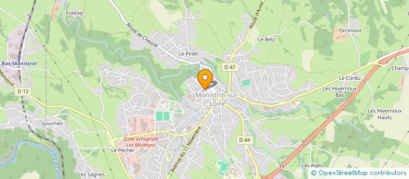 localisation de l'entreprise MADAME NATHALIE DUBOIS  MONISTROL-SUR-LOIRE