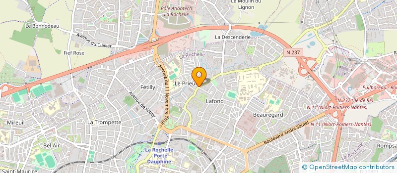 localisation de l'entreprise MADAME NATHALIE DUBOIS  LA ROCHELLE