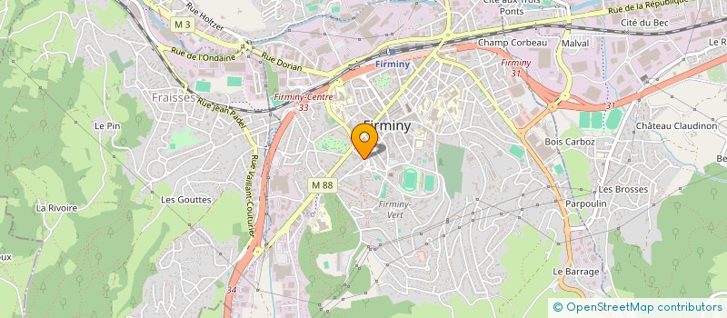 localisation de l'entreprise MADAME NATHALIE DUBOUCHET  FIRMINY