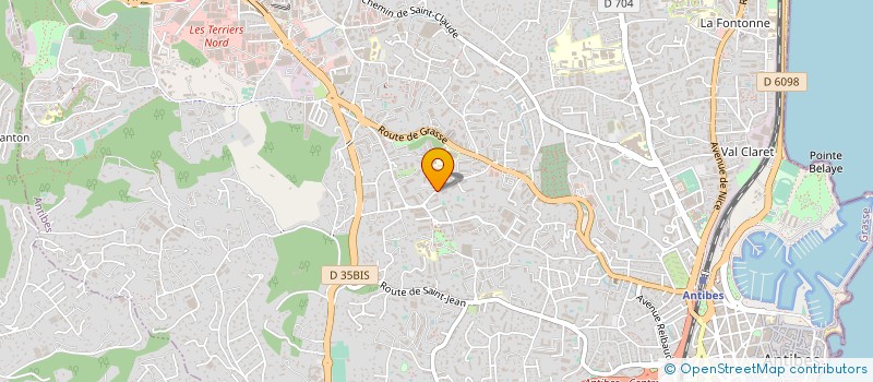 localisation de l'entreprise MADAME NATHALIE DUCEPT à ANTIBES