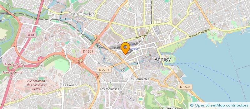 localisation de l'entreprise MADAME NATHALIE DUCHAUSSOIS à ANNECY