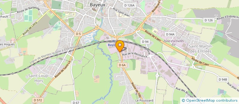 localisation de l'entreprise MADAME NATHALIE DUCHEMIN à BAYEUX