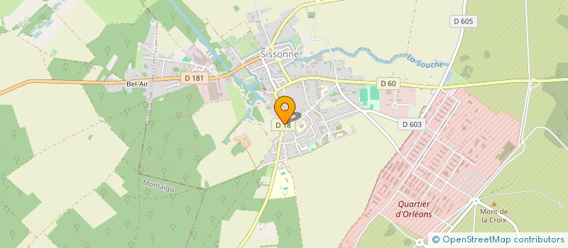 localisation de l'entreprise MADAME NATHALIE DUCHENE à SISSONNE