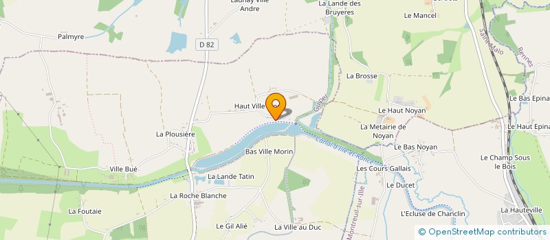 localisation de l'entreprise MADAME NATHALIE DUCHESNE à GUIPEL