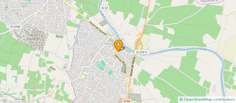 localisation de l'entreprise MADAME NATHALIE DUCOS à SERIGNAN