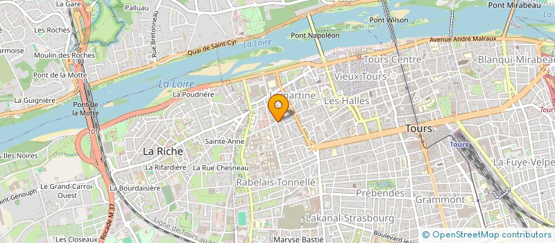 localisation de l'entreprise MADAME NATHALIE DUFLOT à TOURS