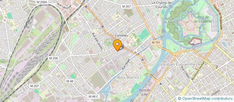 localisation de l'entreprise MADAME NATHALIE DUFORET à LILLE