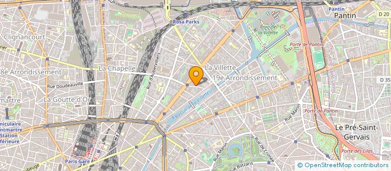 localisation de l'entreprise MADAME NATHALIE DUFOUR  PARIS