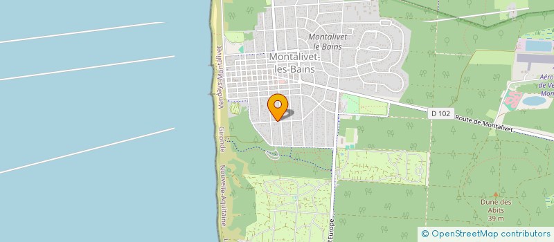 localisation de l'entreprise MADAME NATHALIE DUFOUR  VENDAYS-MONTALIVET