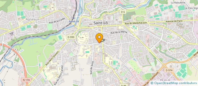localisation de l'entreprise MADAME NATHALIE DUFOUR à SAINT-LO