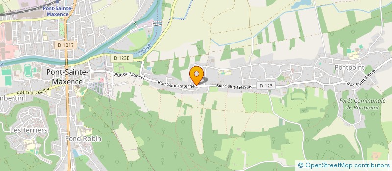 localisation de l'entreprise MADAME NATHALIE DUFOUR  PONTPOINT