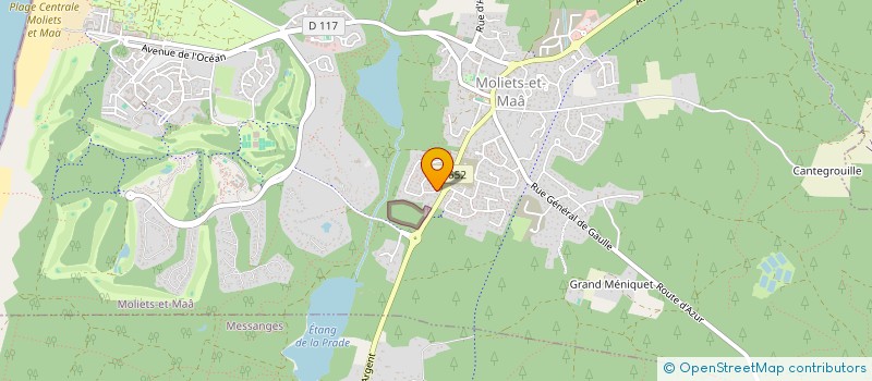 localisation de l'entreprise MADAME NATHALIE DUFRESNEL  MOLIETS-ET-MAA