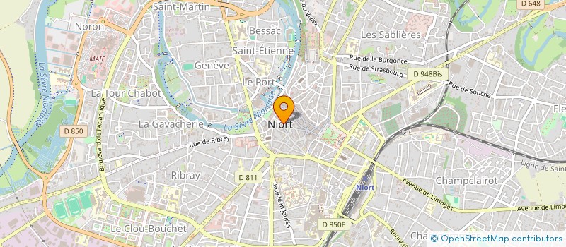 localisation de l'entreprise MADAME NATHALIE DUGASF à NIORT