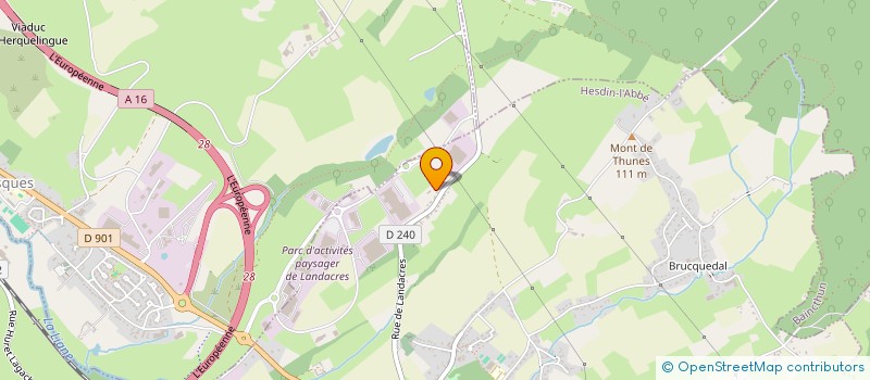 localisation de l'entreprise MADAME NATHALIE DUHAMEL  HESDIN-L'ABBE