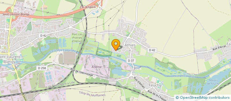 localisation de l'entreprise MADAME NATHALIE DUMARQUE  SAINT-NICOLAS