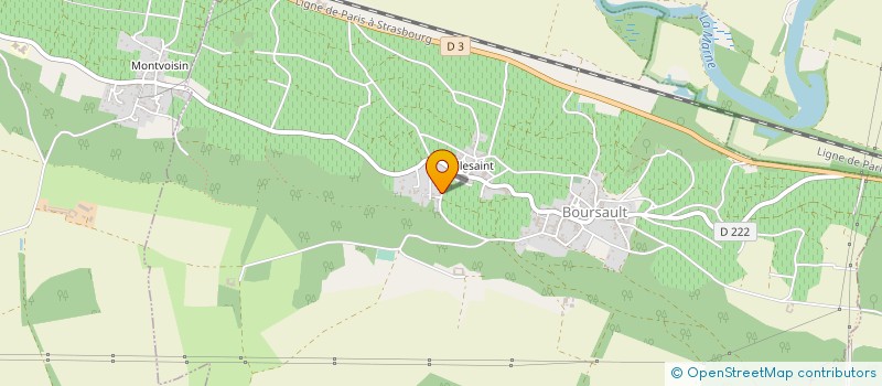 localisation de l'entreprise MADAME NATHALIE DUMONT  BOURSAULT