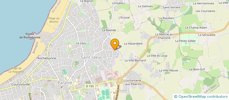 localisation de l'entreprise MADAME NATHALIE DUMONT  SAINT-MALO
