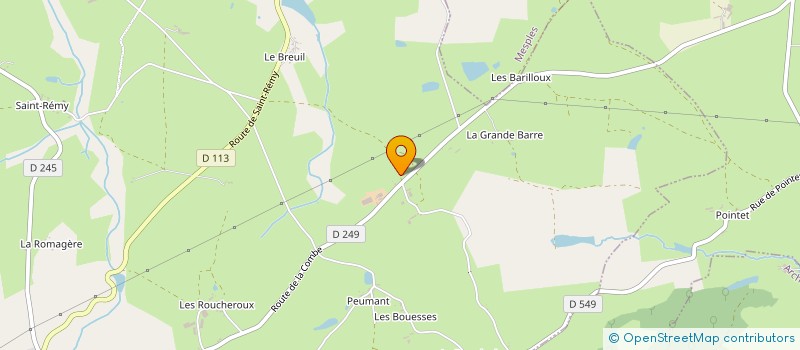 localisation de l'entreprise MADAME NATHALIE DUMONT  SAINT-SAUVIER