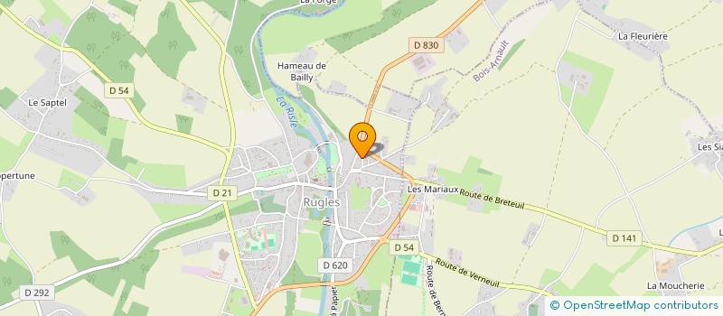 localisation de l'entreprise MADAME NATHALIE DUMONT  RUGLES