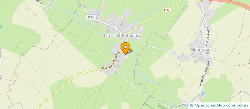 localisation de l'entreprise MADAME NATHALIE DUPOIRIEUX  DAMAS-ET-BETTEGNEY