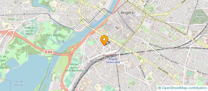 localisation de l'entreprise MADAME NATHALIE DUPONT à ANGERS