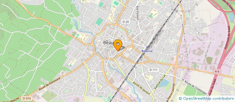 localisation de l'entreprise MADAME NATHALIE DUPONT à BEAUNE