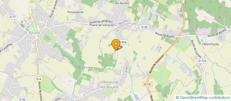 localisation de l'entreprise MADAME NATHALIE DUPONT à VILLENEUVE-LES-BOULOC