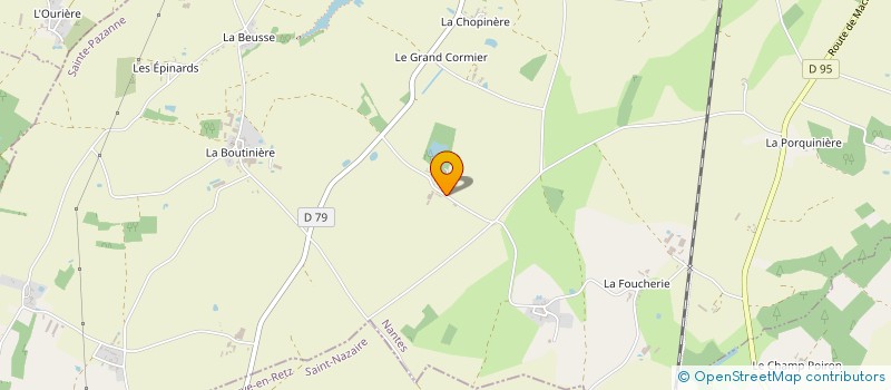 localisation de l'entreprise MADAME NATHALIE DUPONT à SAINTE-PAZANNE