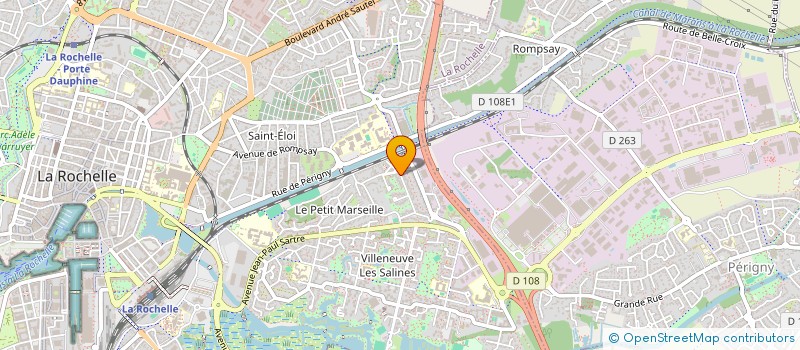 localisation de l'entreprise MADAME NATHALIE DUPRAT  LA ROCHELLE