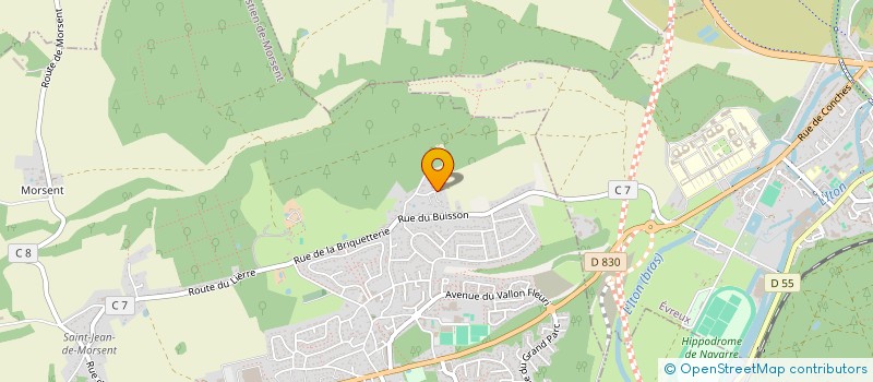 localisation de l'entreprise MADAME NATHALIE DUPUIS à SAINT-SEBASTIEN-DE-MORSENT
