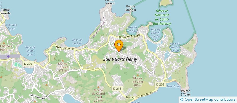 localisation de l'entreprise MADAME NATHALIE DUPUIS à SAINT BARTHELEMY