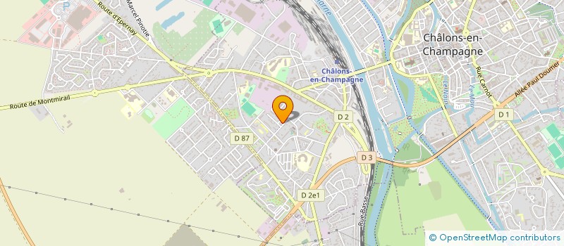 localisation de l'entreprise MADAME NATHALIE DUPUIS  CHALONS-EN-CHAMPAGNE