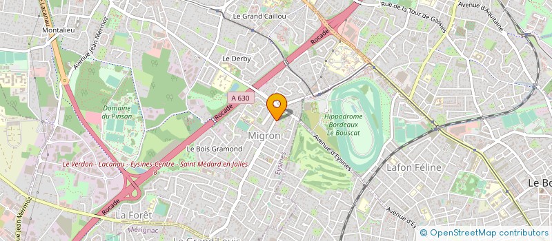 localisation de l'entreprise MADAME NATHALIE DUPUY  EYSINES