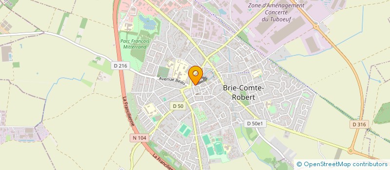 localisation de l'entreprise MADAME NATHALIE DUQUESNE  BRIE COMTE ROBERT