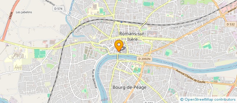 localisation de l'entreprise MADAME NATHALIE DUQUESNE à ROMANS-SUR-ISERE
