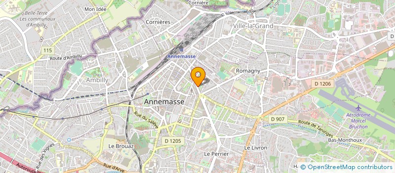 localisation de l'entreprise MADAME NATHALIE DURAND à ANNEMASSE