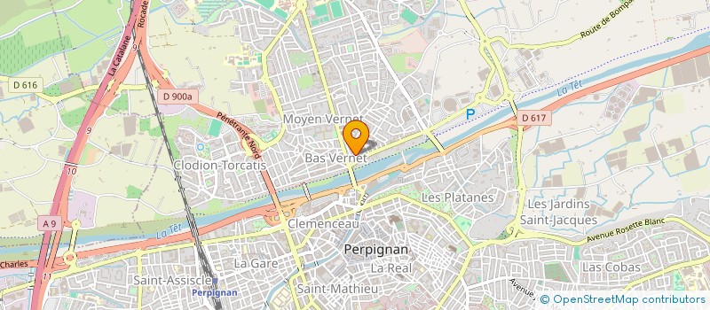 localisation de l'entreprise MADAME NATHALIE DURAND à PERPIGNAN