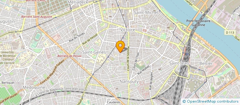 localisation de l'entreprise MADAME NATHALIE DURAND à BORDEAUX