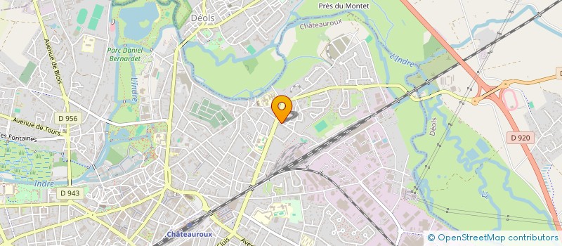 localisation de l'entreprise MADAME NATHALIE DURAND à CHATEAUROUX