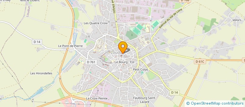 localisation de l'entreprise MADAME NATHALIE DURAND  LOUDUN