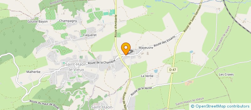 localisation de l'entreprise MADAME NATHALIE DURANTET  SAINT-HAON-LE-VIEUX